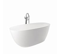 Kludi RESA O match0 51BF0253 Oval , 170 x 75 x 58 cm, bonde incluse, blanc mat