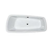 Laufen Baignoire Palomba H2438010000001 à encastrer avec pied 180×80×45,5 cm blanc, rebord 80 mm