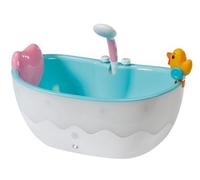 Baignoire Magique Son et Lumiere pour Baby Born 36/43 cm, Bleu - Accessoire Poupon, Bain - Set Jeu Imitation Poupee + Carte