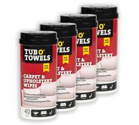 Baignoire O 'serviettes Tapis et semestre de nettoyage des lingettes 7 """" ""x 8"" ""40 lingettes 4-pack 4