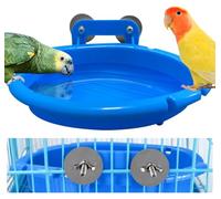 Baignoire Oiseaux Améliorée Bassin Suspendu Baignoire Perroquets Animaux Compagnie Perroquets Animaux Compagnie Baignoire Bain Cage Oiseaux Plateau Support Mangeoire Boîte Douche Eau Accessoires