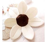 Baignoire pliable à fleurs pour jeux de bébé - Coussin tournesol (blanc, 80 cm)