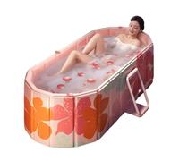 Baignoire pliable : baignoire pliable, bain chaud ou grande baignoire de glace isolée | Baignoire de trempage pliable, accessoire de bain familial pour la douche