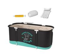 Baignoire Pliable, Baignoire Portable | Baignoire de trempage | Baignoire pliable pour adultes, 45.3x23.6x19.7 pouces, SPA, trempage sur pied, baignoire à glace chaude pour intérieur