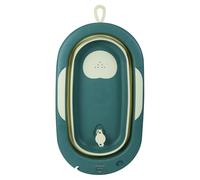 Baignoire Pliable Bébé, Bebe Baignoire et Coussin, La Baignoire Enfant Convient aux Nouveau Nés, pour Les Cadeaux de Naissance des Tout-nés, (Style 2) 96 x 53 x 23,5 cm - Vert