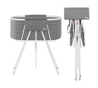 VEVOR Baignoire Pliable Chien Station de Douche Surélevée Portable pour Animaux de Compagnie Peu Encombrante avec Drainage Efficace, pour Chiens Chats Petite Moyenne Taille Intérieur Extérieur, Gris