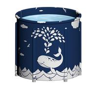 Baignoire pliable pour adulte, tonneau de douche pour relaxation, baignoire pliable légère et portable pour adultes, idéale pour cabine de douche, trempage, spa et bain de glace