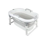 Baignoire pliable pour adultes, idéale pour les petites salles de bains, pratique et portable,Avec boîte de rangement + tuyau, thermosensible,Enfants et adultes