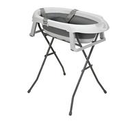 Baignoire pliante avec pieds et réducteur luigi blanc et gris TU