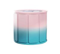 Baignoire Pliante | Tub Portable de Trempage | Baignoire Étanche Bébé et Bain Complet Corps pour Camping Maison Hôtel Usage Domestique