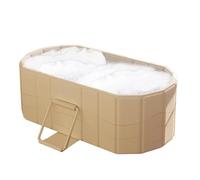 Baignoire portable - 59,06 x 21,65 x 19,69 pouces pour baignoire chaude ou couverture de glace grande baignoire - Salle de bain familiale pliable pour la salle de sport à la maison