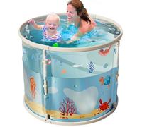 Baignoire portable, 70x65cm baignoire pliable pour adultes, baignoiren glacée pour thérapie par l'eau froide, baignoiren froide pliable pour la récupération, pour cabine de douche, spa à domicile
