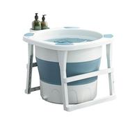 Baignoire portable pliable pour adulte - Design isolé avec support stable et drainage facile pour bains chauds et glacés