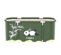 Baignoire portable pliable pour adultes, baignoire ovale pour adultes, baignoire de trempage pour couples, baignoire épaisse pour spa familial, baignoire autoportante (115 × 60 × 50 cm)