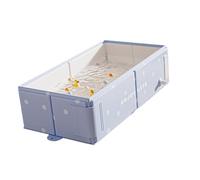 Baignoire portable pour bébé avec trou de drainage, bassin de douche gonflable de voyage pour bébé pour la douche