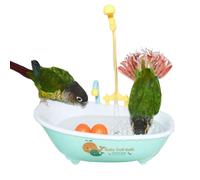 Baignoire pour Animaux de Compagnie Perroquets pour Oiseaux, Baignoire, Baignoire Automatique de Baignoire Jouet de Salle de Bains Baignoire de Douche Boîte de Douche Multifonctionnel Bol pour