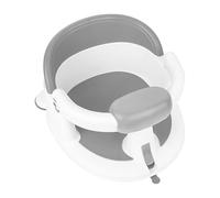 Baignoire pour bébé anti-glissement - Chaise de bain pour bébé avec ventouses - Lame de bain pour bébé - Chaise de douche amovible avec coussinet antidérapant pour de 6 à 24 mois