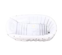 Baignoire pour bébé, bébé Gonflable Maison Mignon Motif Exquis Grand Espace Baignoires Sièges Portables Charmant pour Voyage Salon Enfant en Bas âge Baignoire Pliable Olive
