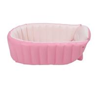 Baignoire pour bébé Gonflable avec Pompe à Air, Baignoire de Tout-petit Portable, Dossier de Fuite Anti-fuite Bassin de Baignoire Pliante pour la Baignoire pour la Maison (Rose)