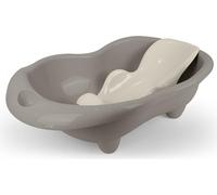 Baignoire pour bébé Hippo avec chaise longue, gris, 26x84,5x50,5 cm
