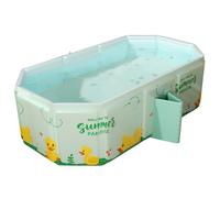 Baignoire pour bébé pliable, baignoire pour bébé pliable 30, 7x17, 7x11, 8 pouces avec double édition et soutenir les pieds portable en plastique pour les enfants de 0 à 8 ans