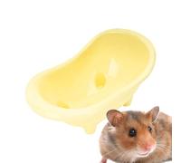 Baignoire pour hamster - Petite baignoire animale, jolie boîte de bain | Bac à sable ouvert pour cochons d'Inde, nid de couchage pour bain de glace pour chinchilla, confort - Bac de vie d'été pour la