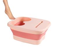 Baignoire Pour Les Pieds - Seau Spa Portable, Bol De Bassin Thérapeutique | Conteneur Pliable À Pied Profond, Bassin De Bain De Massage Léger Pour L'athlète Post D'Entraînement Pour