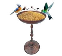 Baignoire Pour Oiseaux - Bains D'oiseaux Pour Jardin | Bath Des Oiseaux En Plein Air | Baignoires Debout Bath Waterer | Cour D'art De Fer, Animaux Ancrés Statue De Bol D'eau Pour Le Colibri Parrot Par