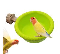 Baignoire pour oiseaux en plein air - Baignoire pour perroquet - 12 x 12 x 4,5 cm - Baignoire pour oiseaux canari - Baignoire pour oiseaux d'amour canariens