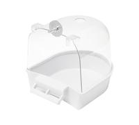 Baignoire pour oiseaux - Pour cage - Baignoire à oiseaux - Boîte de pour perroquet - Accessoire pour petits oiseaux, canaris, perruches, perroquets, crêpes