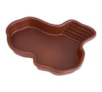 Baignoire Pour Reptiles, Piscine Pour Reptiles Avec Rampe, Grande Piscine De Bain Pour Tortues En ABS, Plat D'alimentation Antidérapant Pour Tortues, Ornement D'aquarium Pour Tortue, Dragon Barbu, Gec