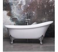 Baignoire Rea Sparta Bain Blanc 175 X 70 X 79 Cm + Bonde De Baignoire