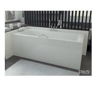 Baignoire Rectangulaire 150x70 + tablier en acrylique Siphon +pieds TALIA