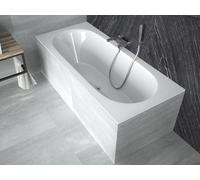 Baignoire Rectangulaire 180x80 + des panneaux en polystyrène Siphon + pieds