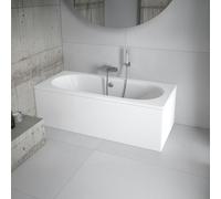 Baignoire Rectangulaire 180x80 + tablier en acrylique Siphon + pieds - VITAE