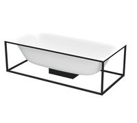 Baignoire rectangulaire autoportante BetteLux Shape, 2 pentes dorsales, 1900 ...