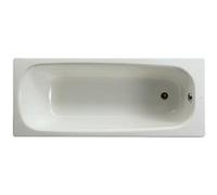 Baignoire rectangulaire avec pieds Contesa 140x70 blanc Blanc G