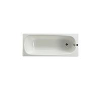 Roca Baignoire rectangulaire Contesa 160x70 avec pieds percée 1 trou blanc