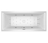 Baignoire rectangulaire carrée en tige RIHO, avec étui Riho, version droite, ...