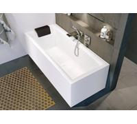 Baignoire rectangulaire carrée en tige RIHO, variante plug & play, avec démon...