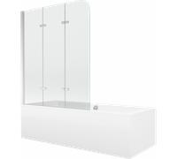 Baignoire rectangulaire Mexen Cube 170 x 80 cm avec 3 pans Ouverture, Acryliq...
