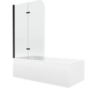 Baignoire rectangulaire Mexen Cubik 160 x 70 cm avec paravent et revêtement