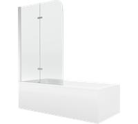 Baignoire rectangulaire Mexen Cubik 160 x 70 cm avec paroi de douche, design ...