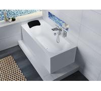 RIHO Linares Baignoire rectangulaire, version droite, PlugPlay, 2 places, blanc, B14, Exécution: 160x70x45cm, volume utile : 95 litres - B140007005