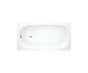 Baignoire - Riga - Gain de place - Acier émaillé - 140 x 70 cm