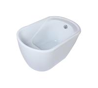 Vente-unique - Baignoire sabot - 165 L - 120 x 75 x 65 cm - Blanche - PICCOLA