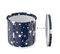 Baignoire - Seau de Bain Adulte Pliable, Espace Douche Gonflable | Athlètes de trempage en plein air Vêtements de spa froids avec couvercle, baignoire portable pratique pour p