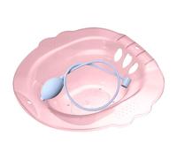 Baignoire Sitz pour les hémorroïdes Portable Baignoire Sitz Bain sur les toilettes Portable avec des trous de drainage et Finceau Fixé de sièges larges Style 4