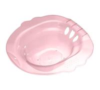 Baignoire Sitz pour les hémorroïdes Portable Baignoire Sitz Bain sur les toilettes Portable avec des trous de drain