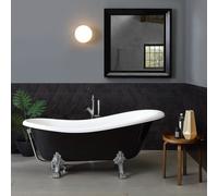 BAIGNOIRE STYLE CLASSIQUE BLANCHE ET NOIRE ROMANTICA